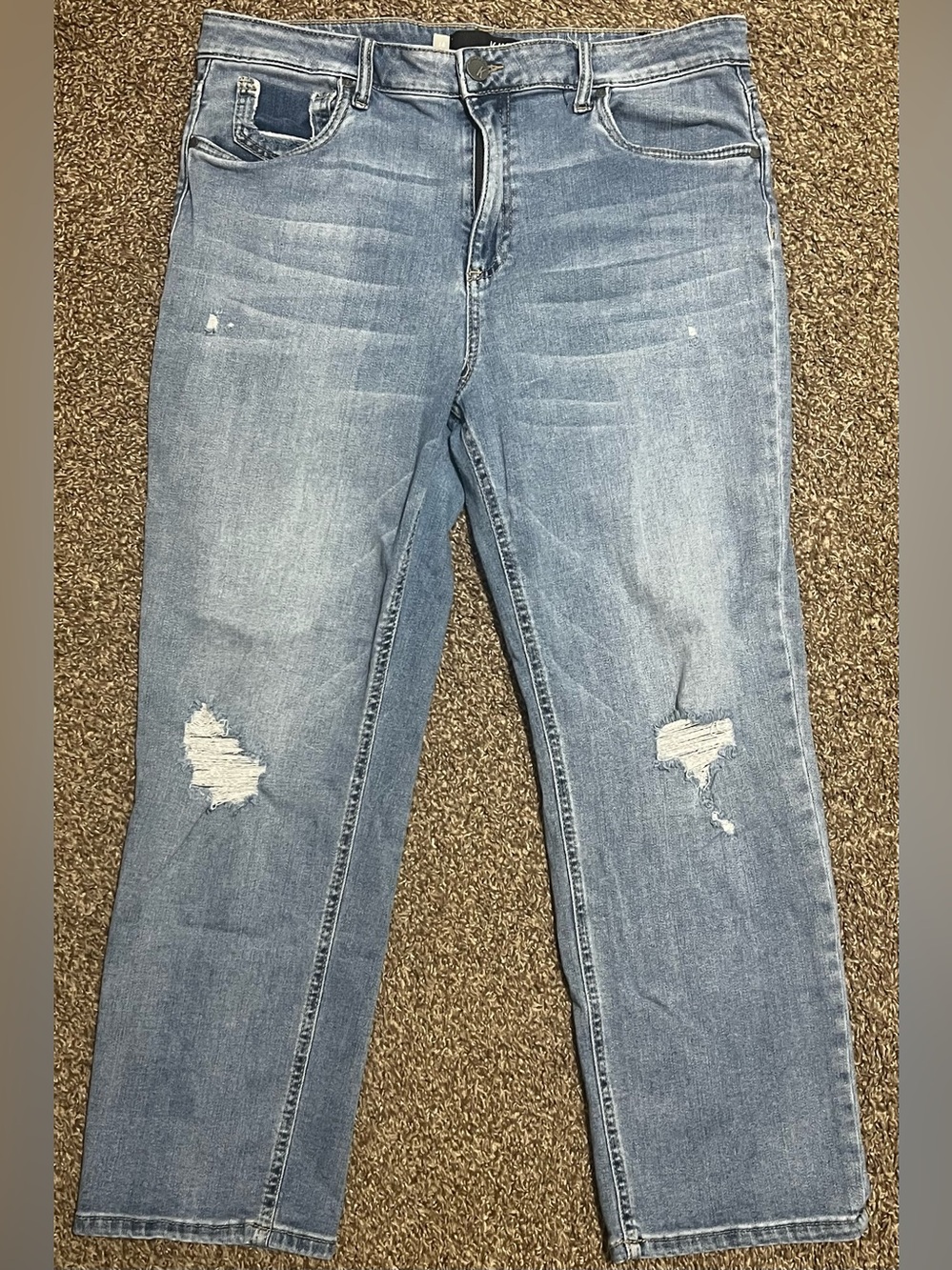 Kut from the Kloth Light Blue Distressed Women's Jeans